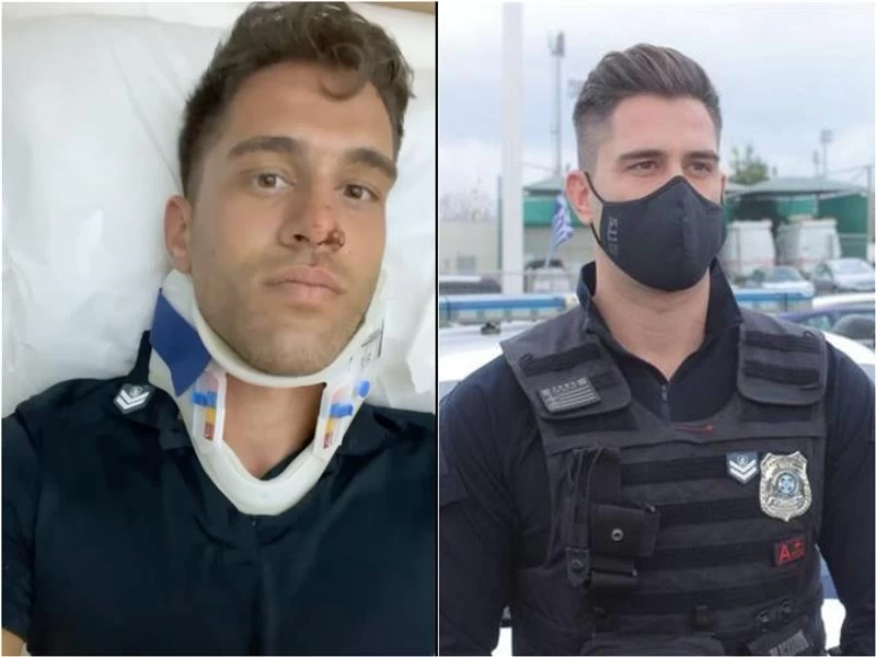 Αστυνομικός - κικ μπόξερ έπεσε από ύψος 10 μέτρων στη προσπάθεια να συλλάβει διαρρήκτη